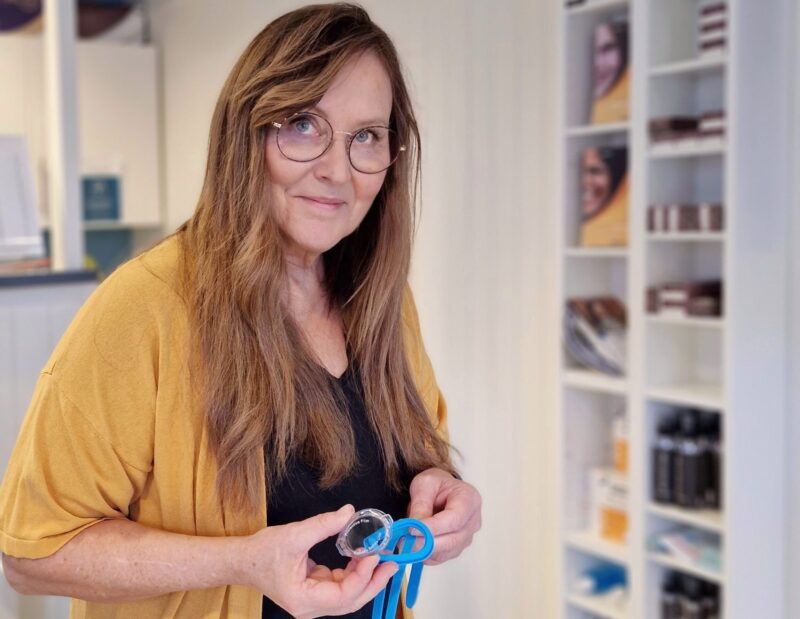 Kongsvinger Optiske lager svømmebriller med styrke